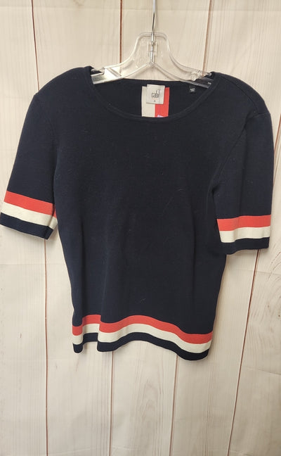 Cabi Women's Size M Navy Short Sleeve Top