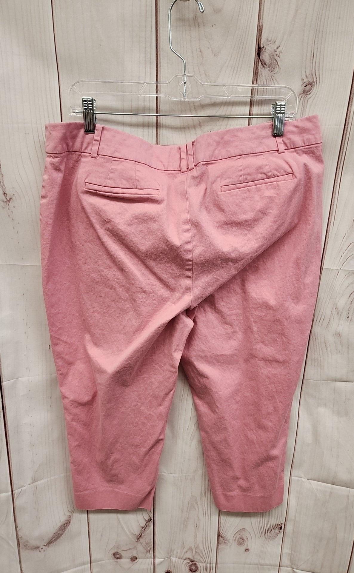 Talbots Women's Size 16 Petite The Perfect Crop Pink Pants