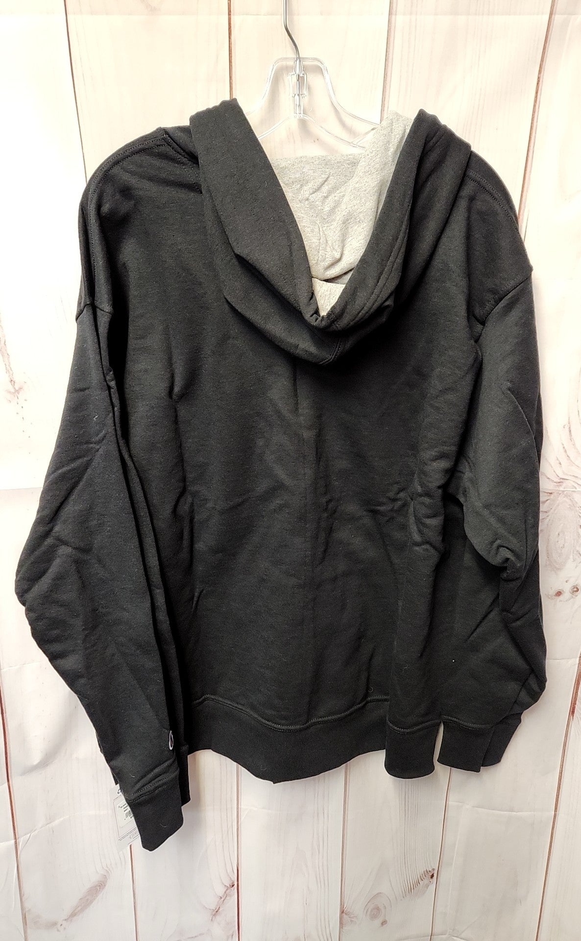 NWT Champion Women's Size XL Black Full Zip Hooded Sweatshirt