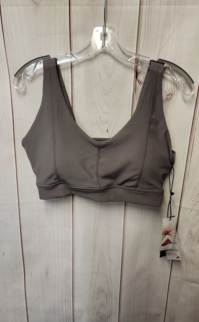 NWT Mono B Women's Size 1X Gray Sports Bra