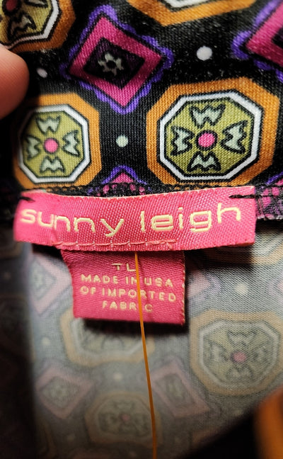 Sunny Leigh Women's Size L Tall Black & Purple Skirt