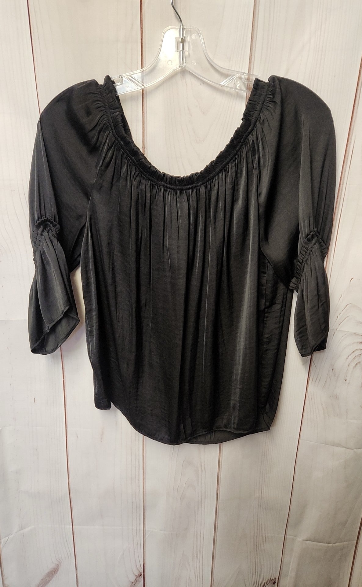 Catherine Malandrino Women's Size S Black Short Sleeve Top