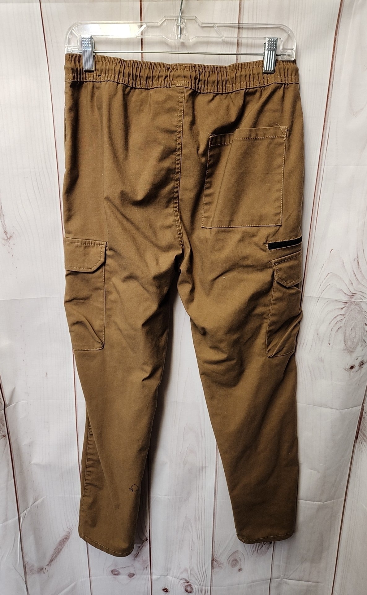 WXYZ Lost Angeles Men's Size M Tan Pants Cargo Elastic Waist