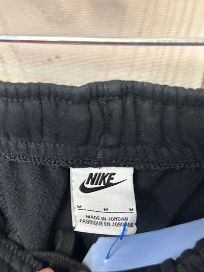 Nike Men's Size M Black Club Fleece Jogger Sweatpants Bv2671 Elastic Waist Back