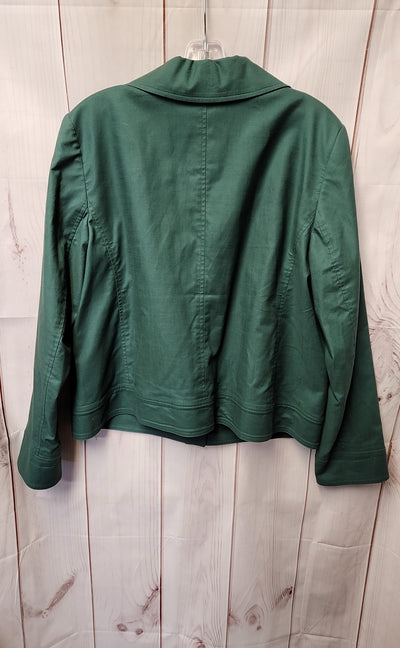 Talbots Women's Size 16 Green Blazer