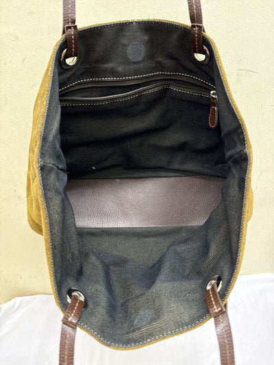 Green Suede Purse Bag