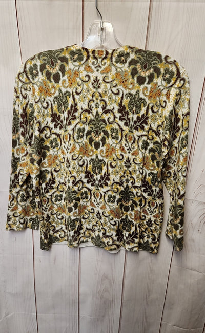 Charter Club Women's Size M Green Cardigan