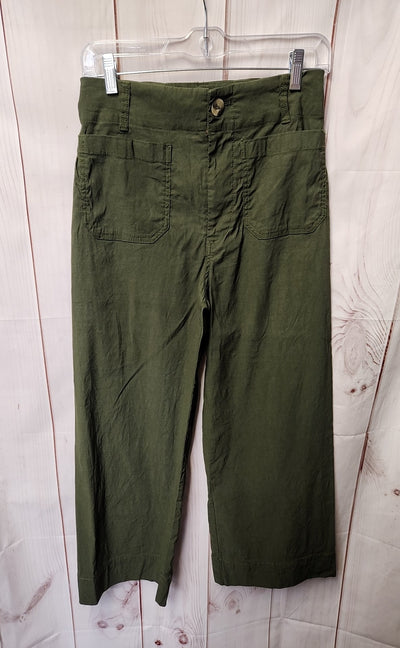 Maeve Anthropologie Women's Size 27 (3-4) Green Pants The Collette