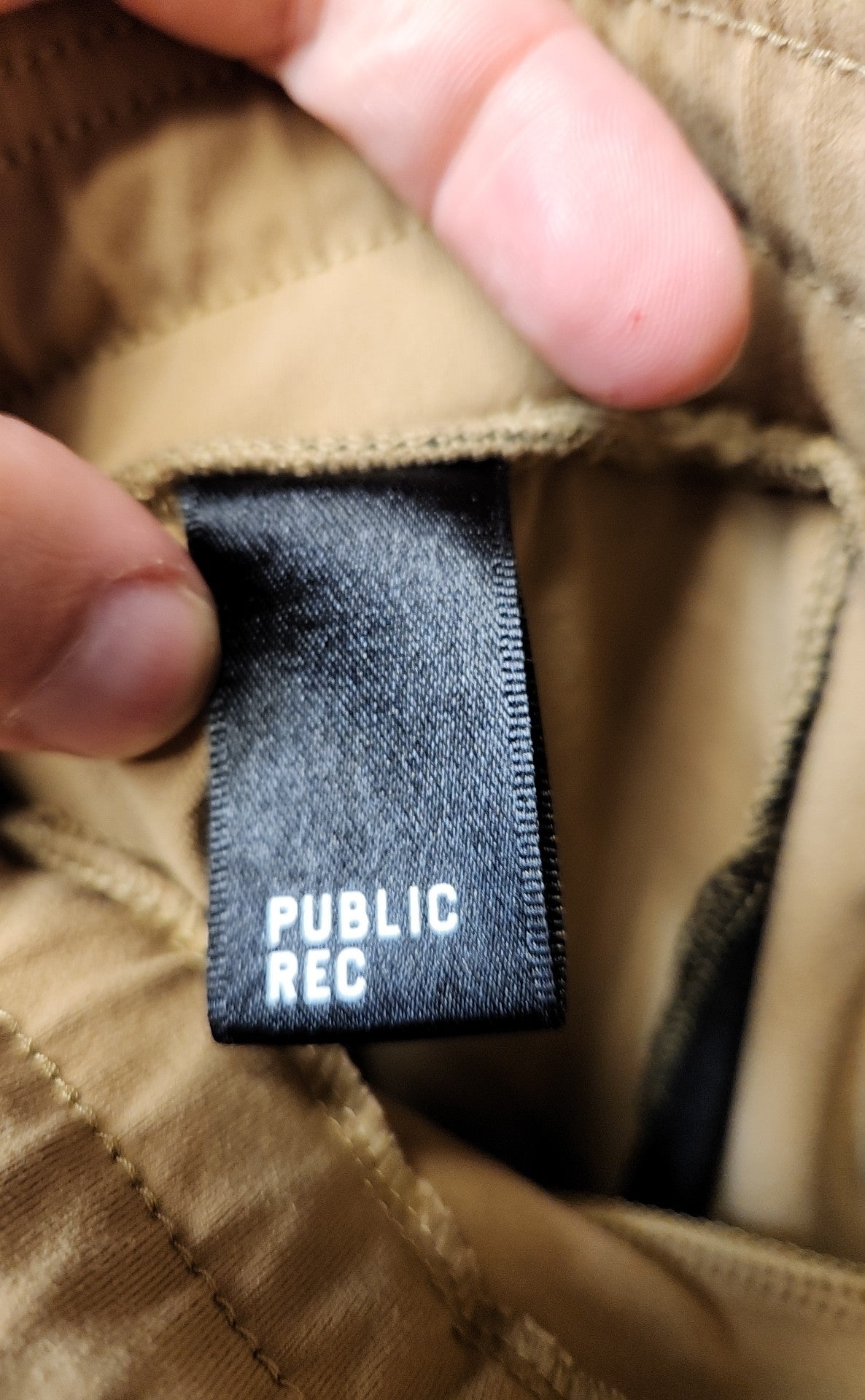 Public Rec Men's Size 36x32 Tan Pants