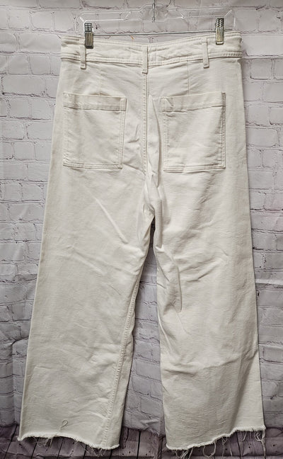 Zara Women's Size 31 (11-12) White Jeans