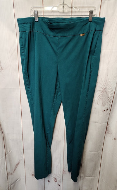 INC Women's Size 18 Green Pants