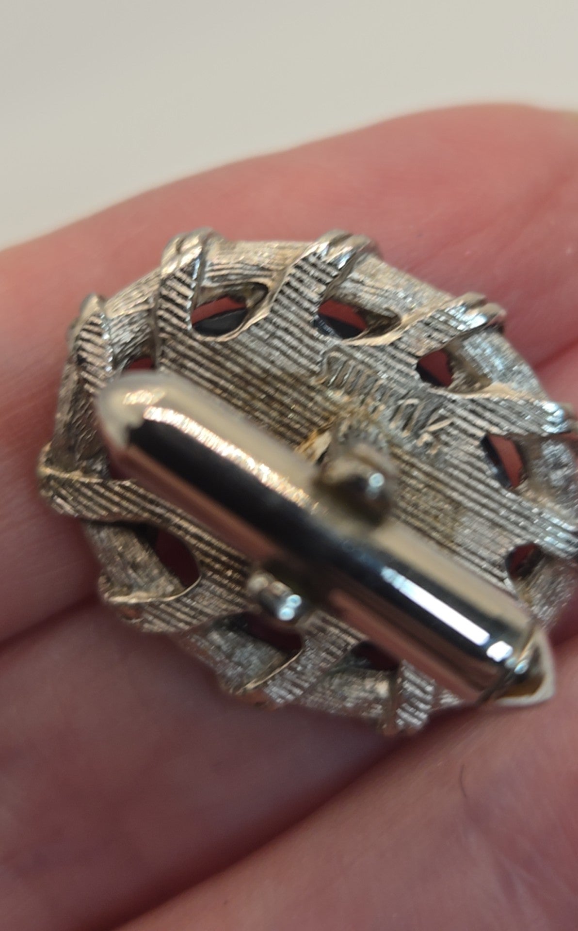 VTG Swank Silver Cufflinks