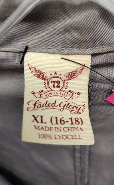 Faded Glory Women's Size XL Gray Jacket