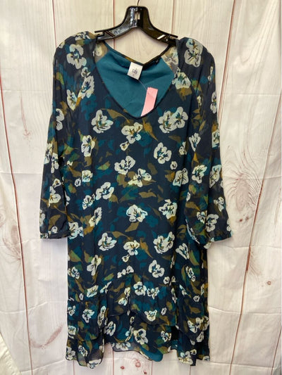 Cabi Women's Size XL Blue Dress