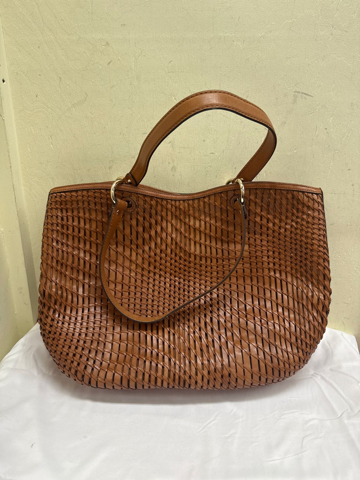 Cole Haan Brown Leather Tote Bag