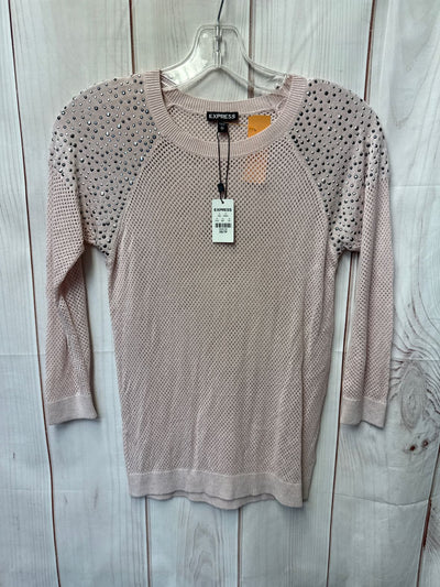 NWT Express Women's Size XS Pink 3/4 Sleeve Top