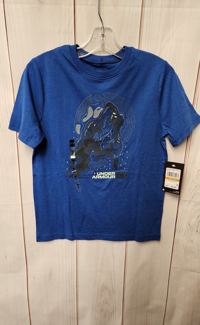 NWT Under Armour Boy's Size 8 Blue Shirt