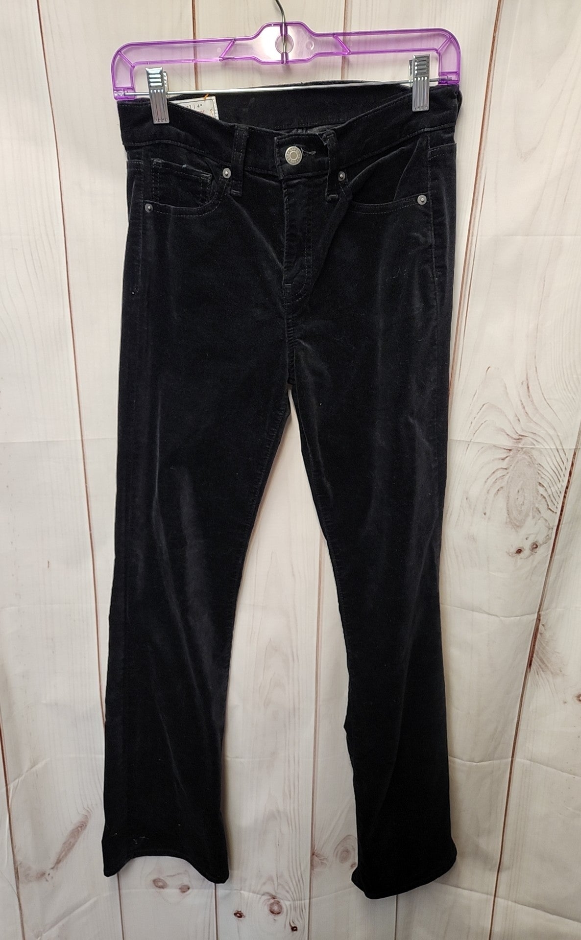 Gap Women's Size 27 (3-4) Black Pants Baby Boot Mid Rise