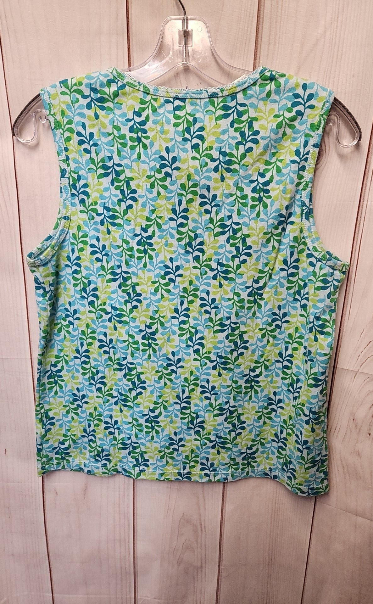 Croft & Barrow Women's Size L Green Sleeveless Top