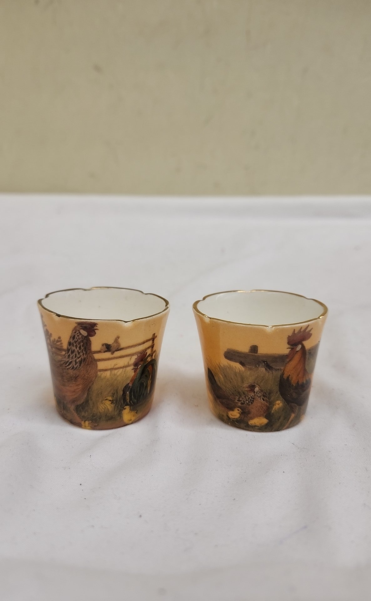 2PCS Stafforshire Votive Candleholders