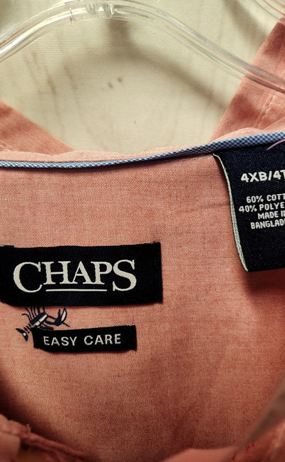 Chaps Men's Size 4XB Red Shirt