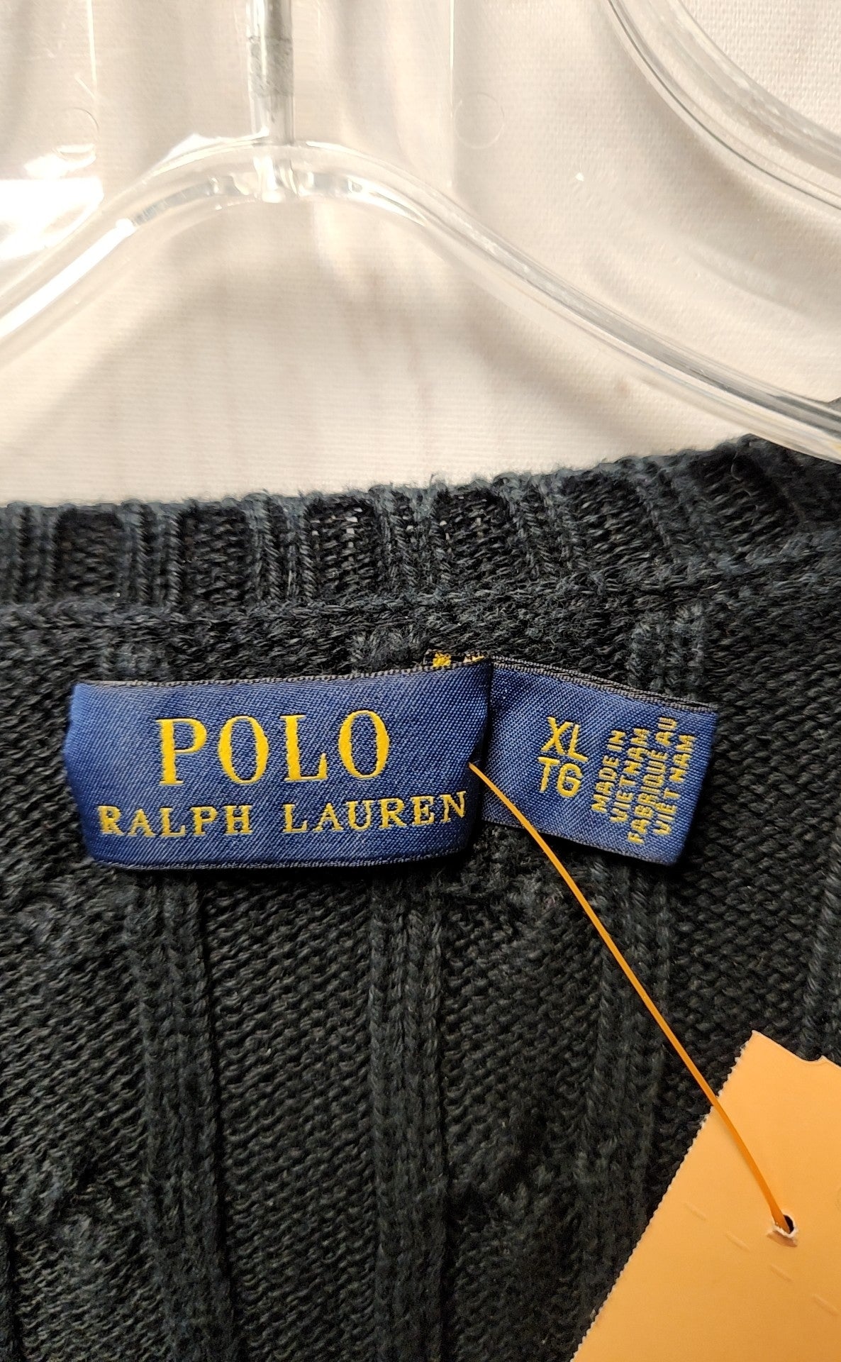 Polo by Ralph Lauren Women's Size XL Black Sweater