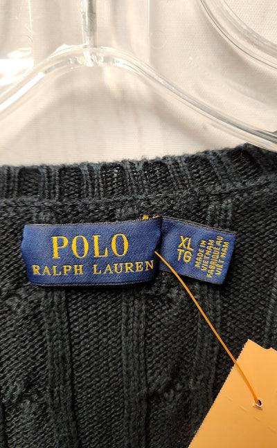 Polo by Ralph Lauren Women's Size XL Black Sweater