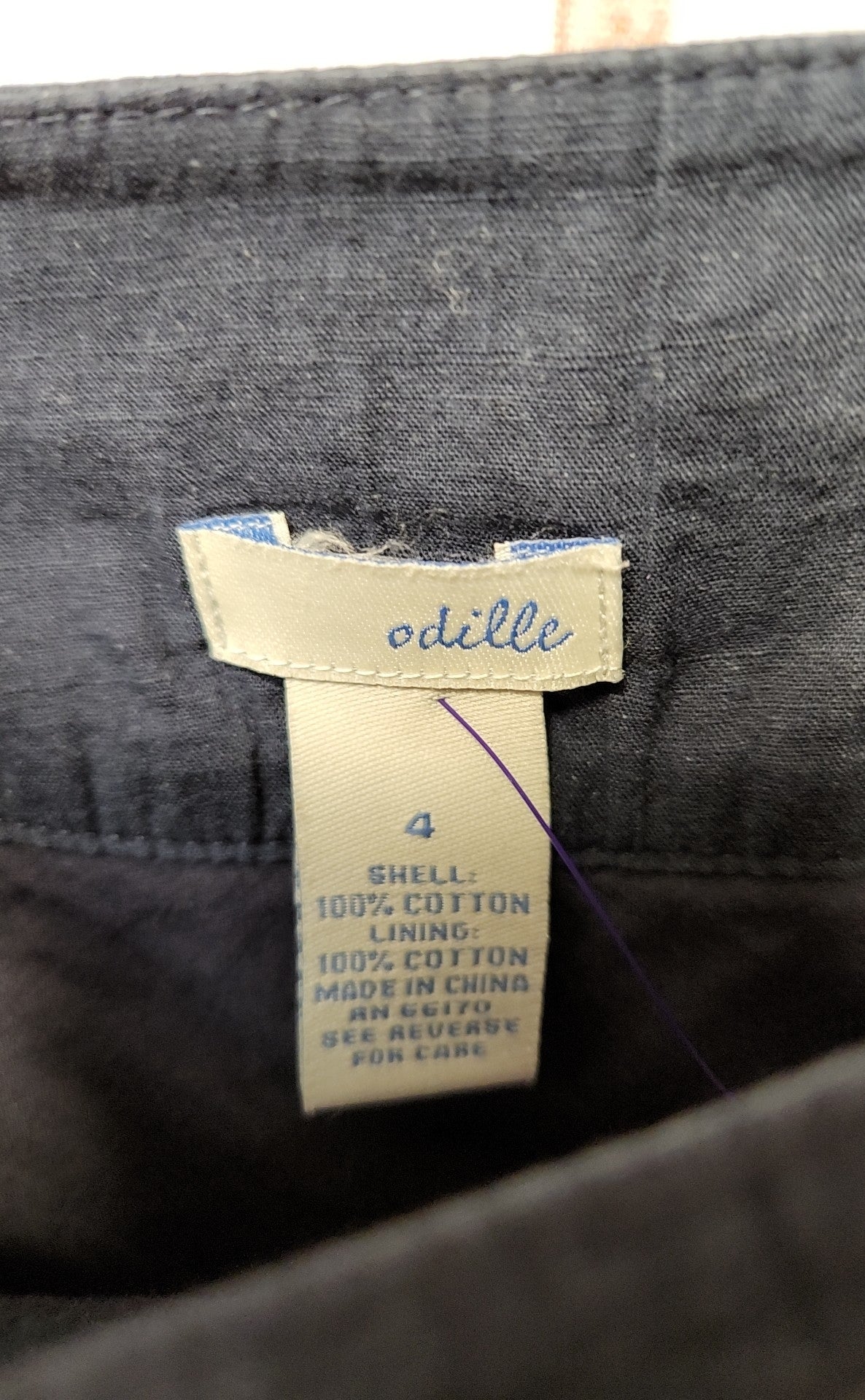 Odile Women's Size 4 Navy Skirt