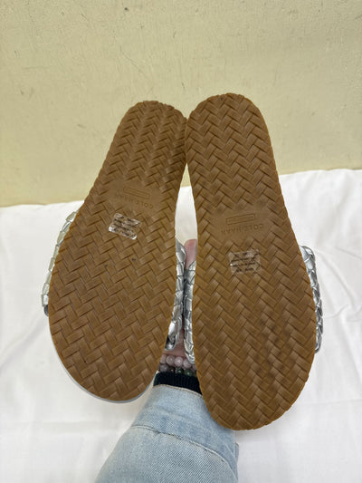 Cole Haan Women's Size 9-1/2 Silver Sandals