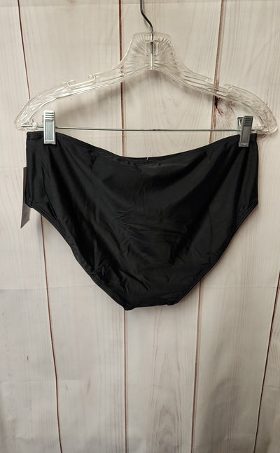 NWT FullFitAll Women's Size 16 Black Swim Bottom
