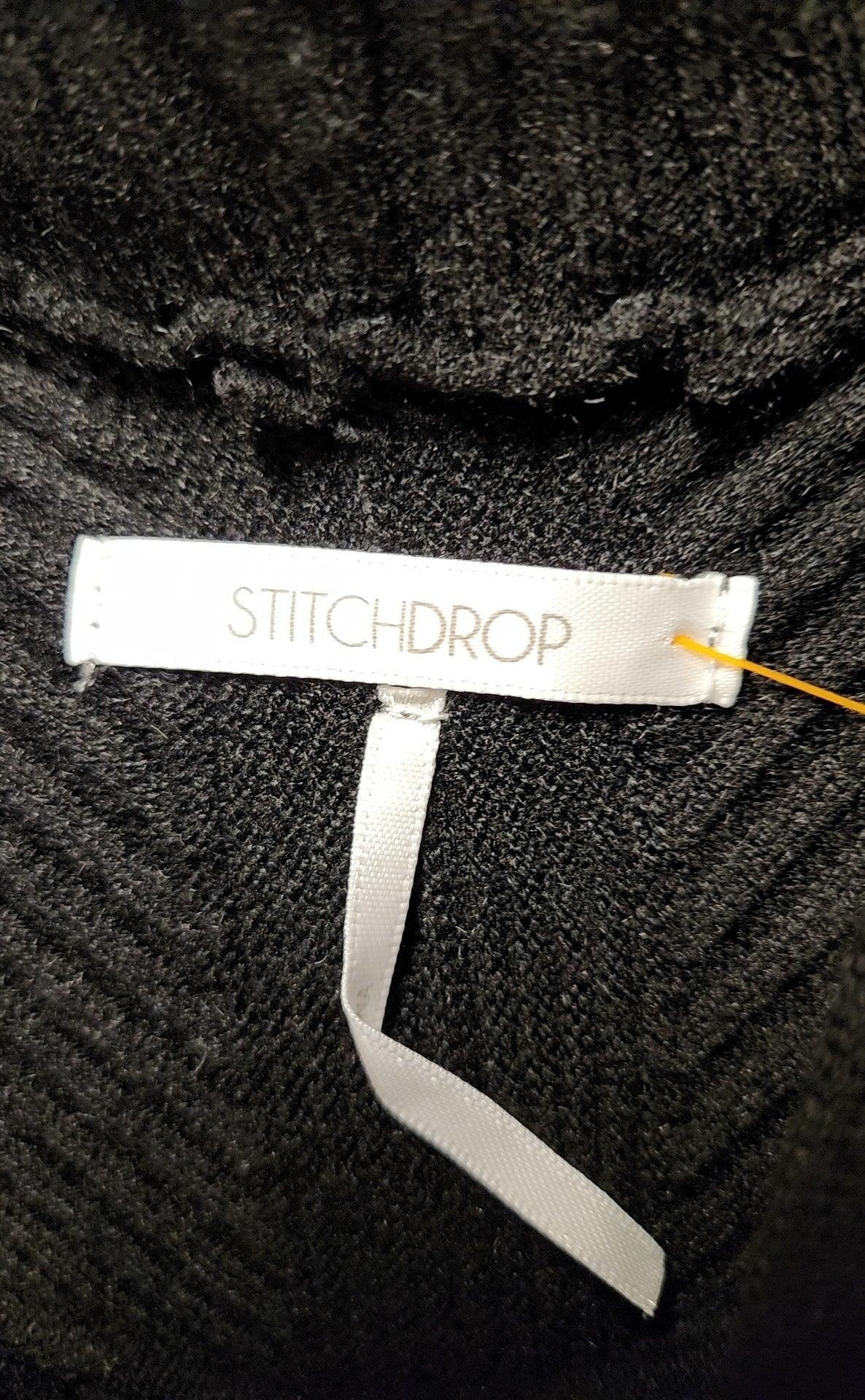 Stitchdrop Women's Size S Black Hooded Sweater