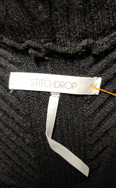 Stitchdrop Women's Size S Black Hooded Sweater