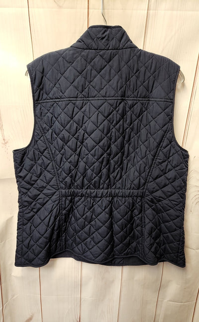 Talbots Women's Size XL Navy Vest