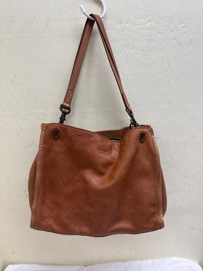 American Leather Co Brown Leather Tote Bag