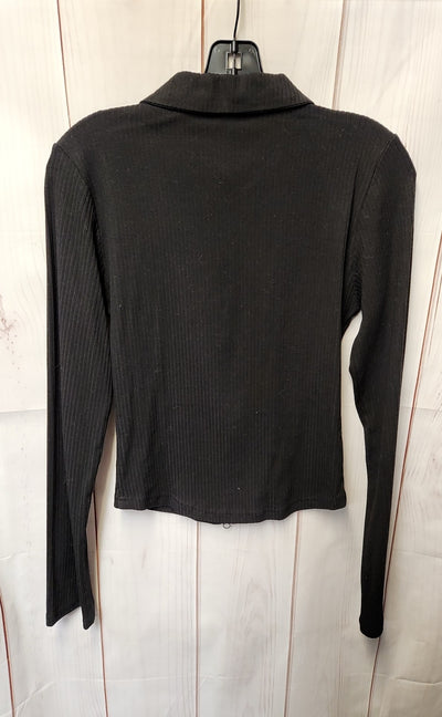 Commense Women's Size L Black Long Sleeve Top