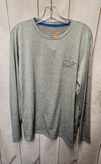 Vineyard Vines Men's Size M Gray Shirt