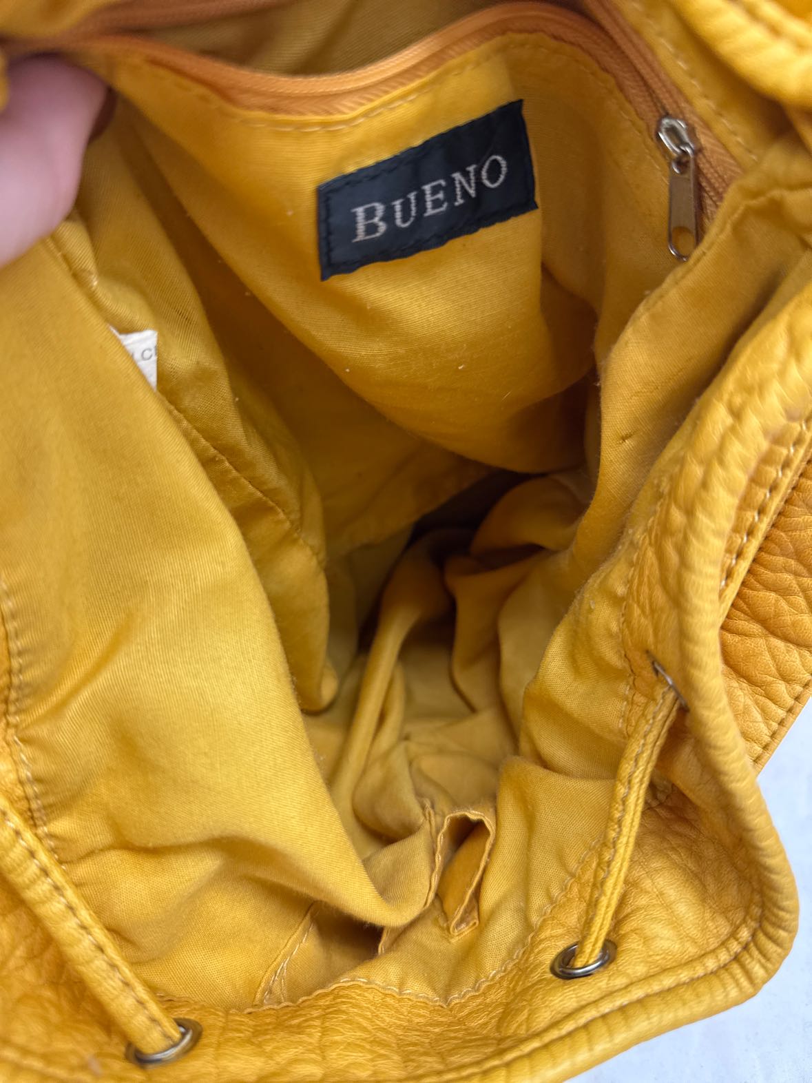 Bueno Yellow Backpack