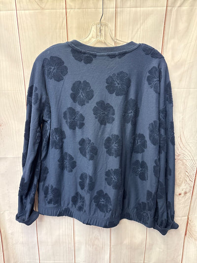 AnyBody Women's Size S Navy Sweatshirt