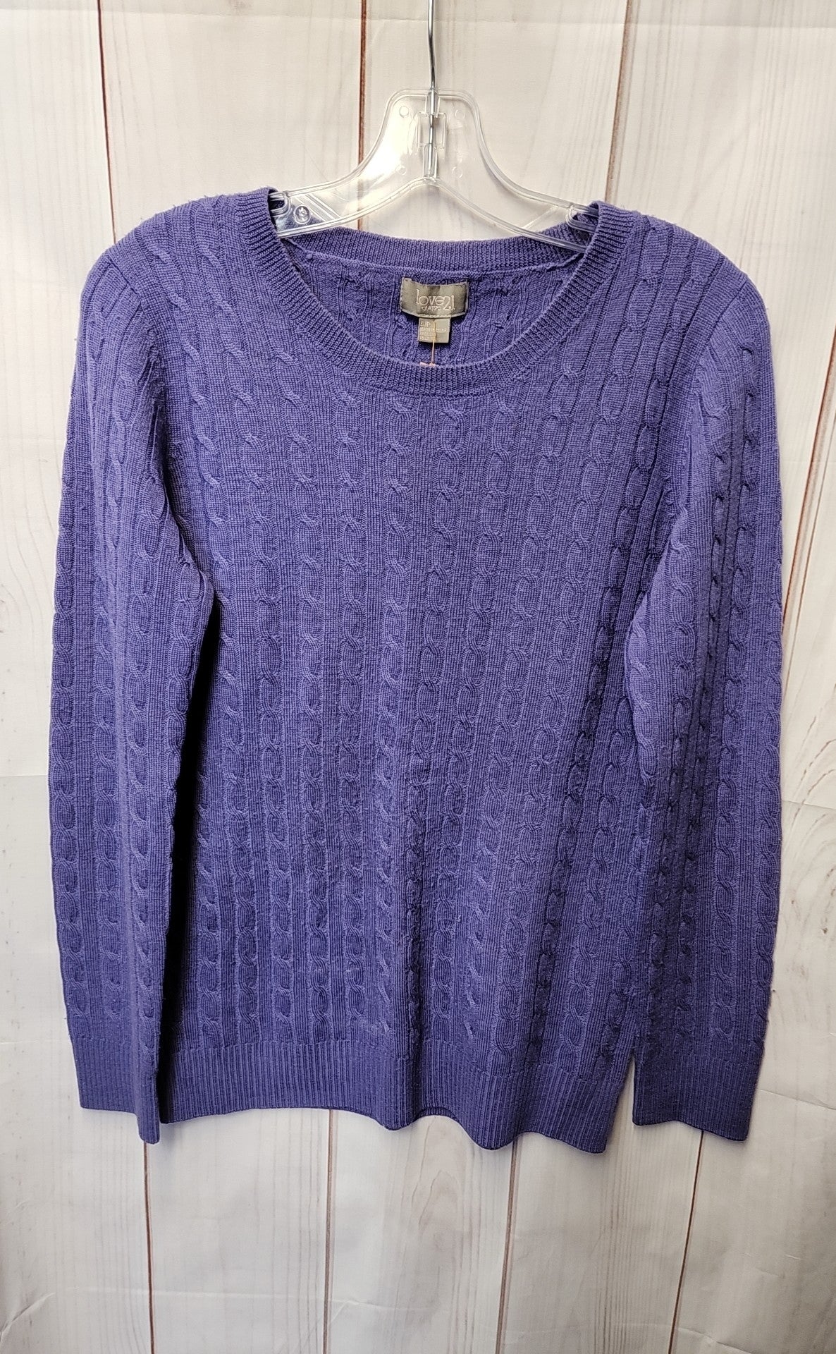 Love 21 Women's Size S Purple Sweater