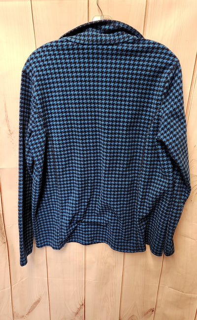 Lands End Women's Size L Blue Sweatshirt