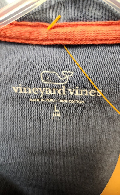 Vineyard Vines Boy's Size 16 Blue Shirt
