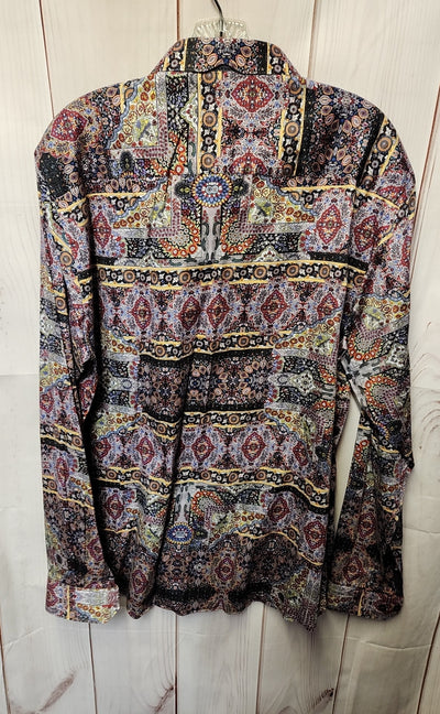 Au Noir Men's Size 5 = US XL Blue Shirt