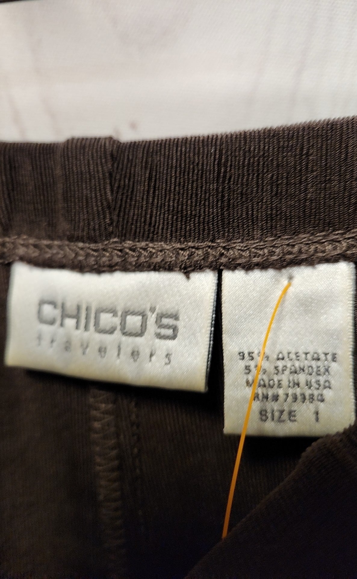 Chico's Travelers Women's Size 2 = US 8 Brown Pants