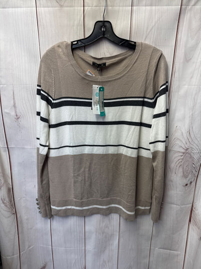 NWT Lety & Me Women's Size M Beige Sweater