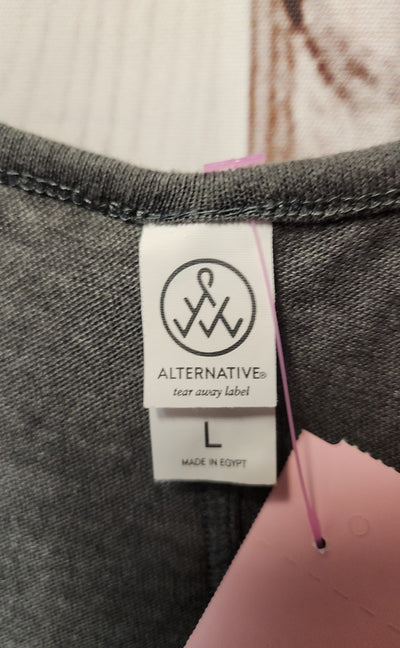 Alternative Women's Size L Gray Sleeveless Top
