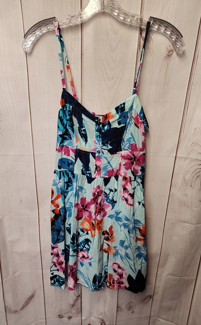 Express Women's Size S Blue Floral Dress