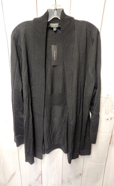 NWT Talbots Women's Size 2X Black Cardigan