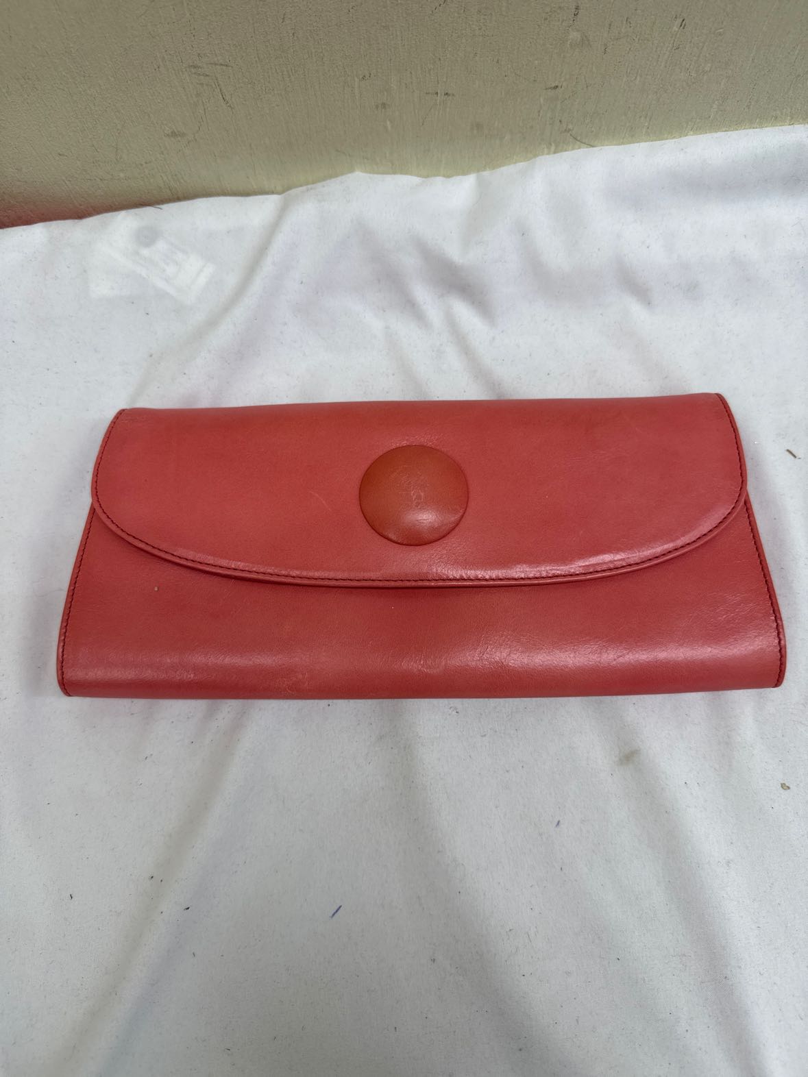 Hobo Pink Leather Clutch