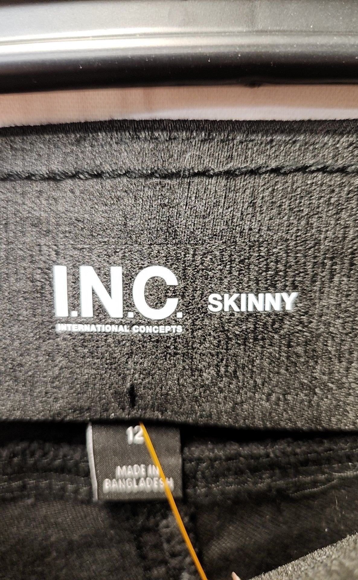 NWT INC Women's Size 12 Black Pants Skinny