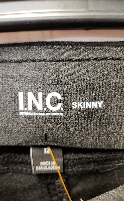 NWT INC Women's Size 12 Black Pants Skinny